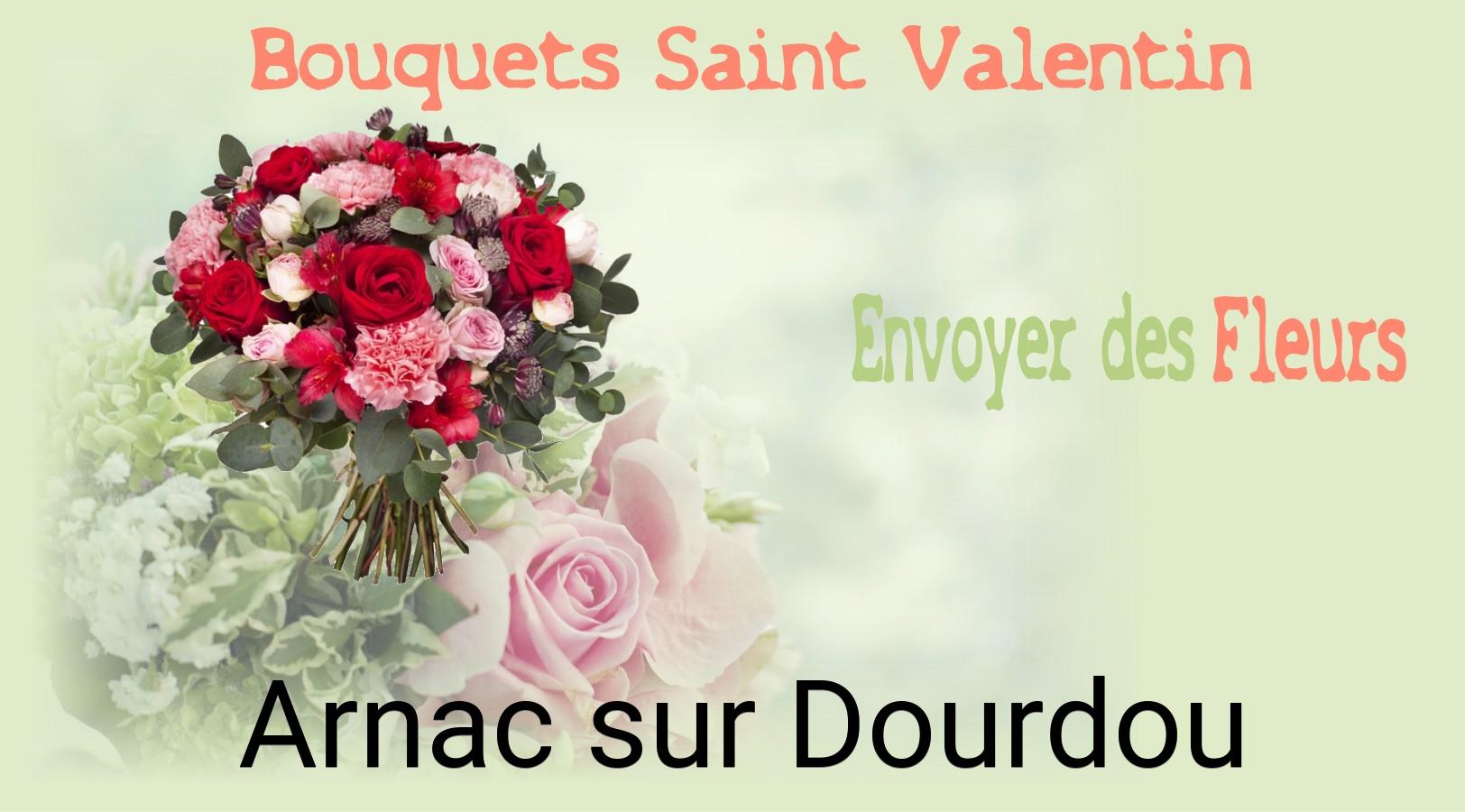 Roses de Saint-Valentin livrées à Arnac-sur-Dourdou